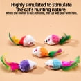 thumbnail image 4 of mmirethe Bell Sound Cat Toy For Gently Attracting And Engaging Cats Exercise Cats Body Shape Mouse Cat Toy type+2, 4 of 6