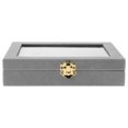 thumbnail image 1 of MasteelfCA Jewelry Ring Jewellery Display Storage Box Jewelry Holder Storage Organizer (Grey), 1 of 8