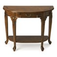 thumbnail image 1 of Butler Specialty Demilune Console Table In Vintage Oak, 1 of 2