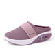 thumbnail image 1 of Sandalias de malla tejida voladora para mujer, mulas informales con suela de colchón de aire, zapatillas deportivas transpirables y livianas, 1 of 4