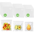 thumbnail image 1 of BoxLegend 30 Sacs Réutilisables pour Scelleuse sous Vide avec Valve à Air - Sacs pour Scelleuse sous Vide FoodSaver Sans BPA pour sous Vide, Préparation de Repas, Sacs de Rangement pour Aliments (10S+10M+10L), 1 of 7