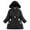 Black, variant on Baby Boys Winter Coat,Baby Boys Puffer Coat Mid-length Hooded Jacket Zipper Windproof Jacket Outwear For Kids Boys Winter Jacket