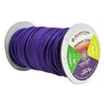 thumbnail image 2 of Mandala Crafts Soft Drawstring Replacement Rope Upholstery Crochet Macramé Cotton Welt Trim Piping Cord (Purple, 3mm), 2 of 4