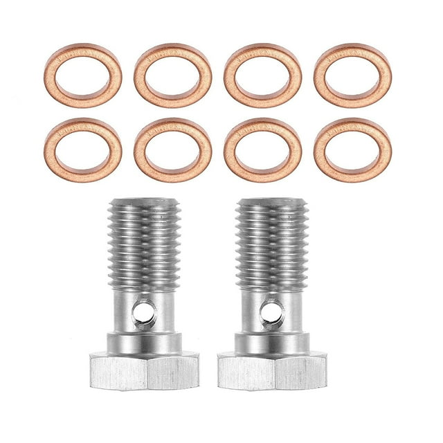relayinert Banjo Bo1t Copper Washers Single Banjo Brake Thread Turb0 Turb0 Brake Line Thread Turb0 Brake Turb0 1Set