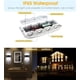 thumbnail image 2 of Luces LED de pared para interiores - Lámpara de pared impermeable moderna de 8W Lámpara de pared Aplique de pared Decoración Aluminio Luz de pared blanca para sala de estar Dormitorio Pasillo - Negro Ormromra GX-053-1, 2 of 5