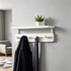 thumbnail image 4 of Perchero de pared de madera con ganchos – Organizador colgante inoxidable para baño, cocina, sala de estar y recibidor – Permite colgar toallas, abrigos, sombreros, bolsos y herramientas., 4 of 6