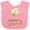 Pink and White, variant on Inktastic I Believe in Fairies Boys or Girls Baby Bib
