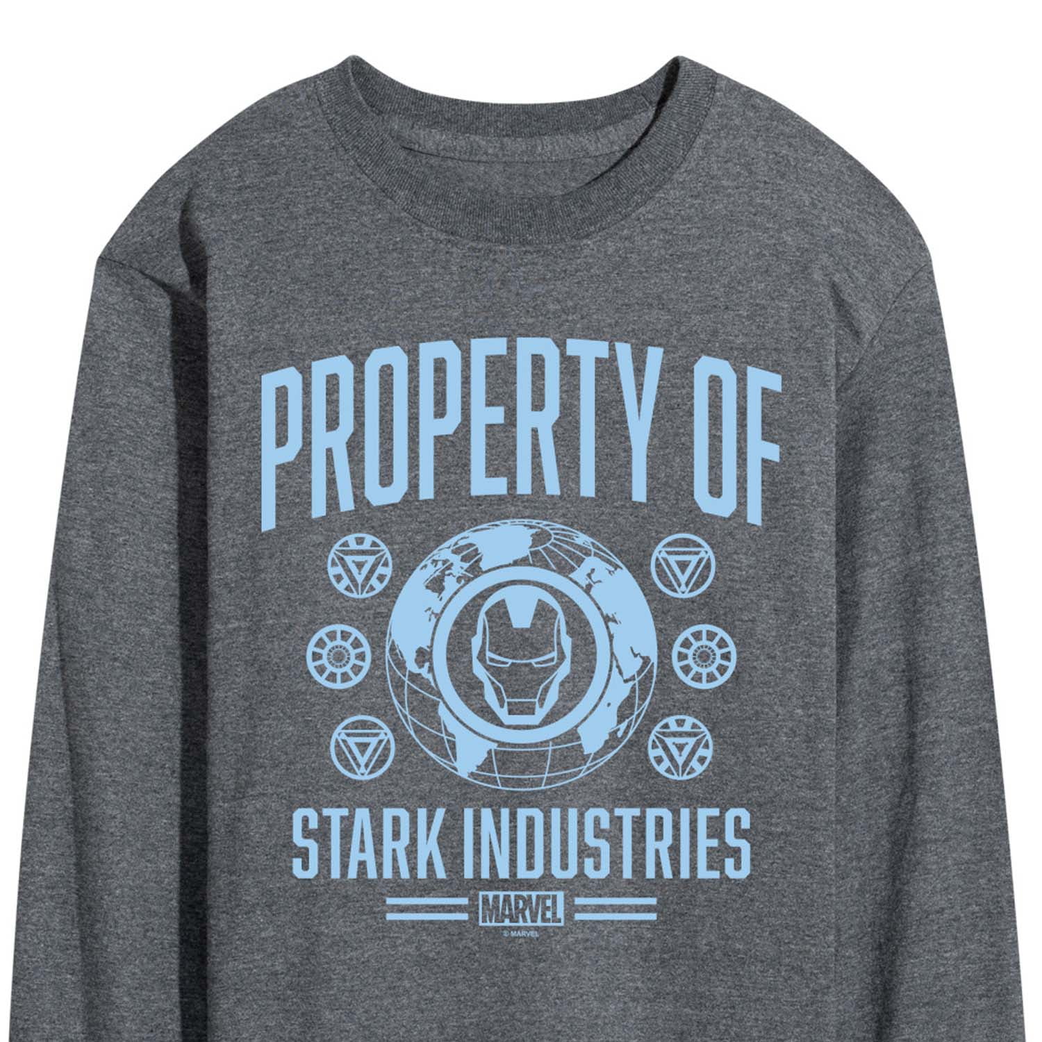 Marvel Iron Man - Property Of Stark Industries - Men's Long Sleeve Graphic T-Shirt