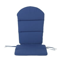 GDF Studio Cartagena Outdoor Water Resistant Fabric Adirondack Chair Cushion, Navy Blue