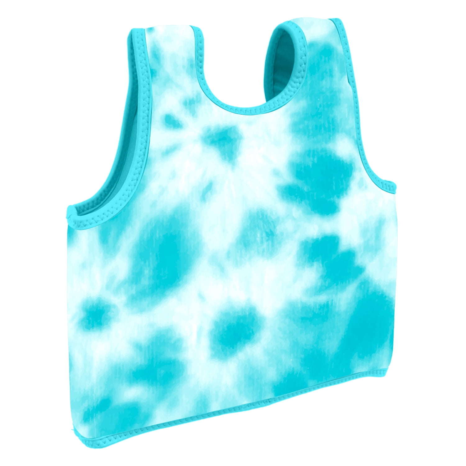 Water Stars Swim Vest Life Jacket - Blue Tie-Dye - Extra Small-Small Size for Ages 2 and up - Unisex