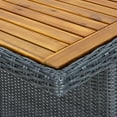 thumbnail image 2 of vidaXL 9 Piece Outdoor Dining Set with Cushions Poly Rattan Dark Grey, 2 of 12