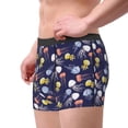 thumbnail image 2 of Uemuo Colorful Jellyfish Pattern Men's Boxer Briefs,Trunk Anti-Chafing,Comfortable, Durable, and Stylish Underwear-, 2 of 9
