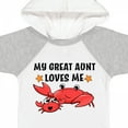 thumbnail image 4 of Inktastic My Great Aunt Loves Me- Cute Crab Family Boys or Girls Baby Bodysuit, 4 of 5