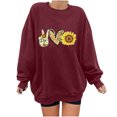 thumbnail image 1 of Pompotops Sweat-Shirt à Manches Longues Imprimé Décontracté pour Femmes, 1 of 6