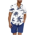 thumbnail image 1 of Mens Camisas de Manga Larga Casual Elegante Cuadrado Girar Hacia Abajo Cuello Botón Blusa, Verano de Spandex, 1 of 5