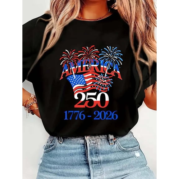 250 Years America Anniversary 250th Independence Day Freedom T-Shirt