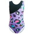 thumbnail image 4 of WIBACKER Gymnastics & Dance Ballet Leotard for Girls Sparkly Activewear One Piece Tumbling Outfit - Purple Spots, 4 of 10