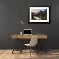 thumbnail image 4 of Frederik Christian Jakobsen Kiaerskou 24x18 Black Modern Framed Museum Art Print Titled - Tyrolean Mountains (1840), 4 of 5