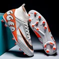 thumbnail image 2 of Zapatos de fútbol para hombre, zapatillas de entrenamiento de fútbol al aire libre, tacos deportivos ultraligeros antideslizantes, transpirables para interiores, 2 of 4