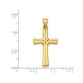 thumbnail image 3 of 14K Yellow Gold Cross Pendant Necklace with Chain, 3 of 4
