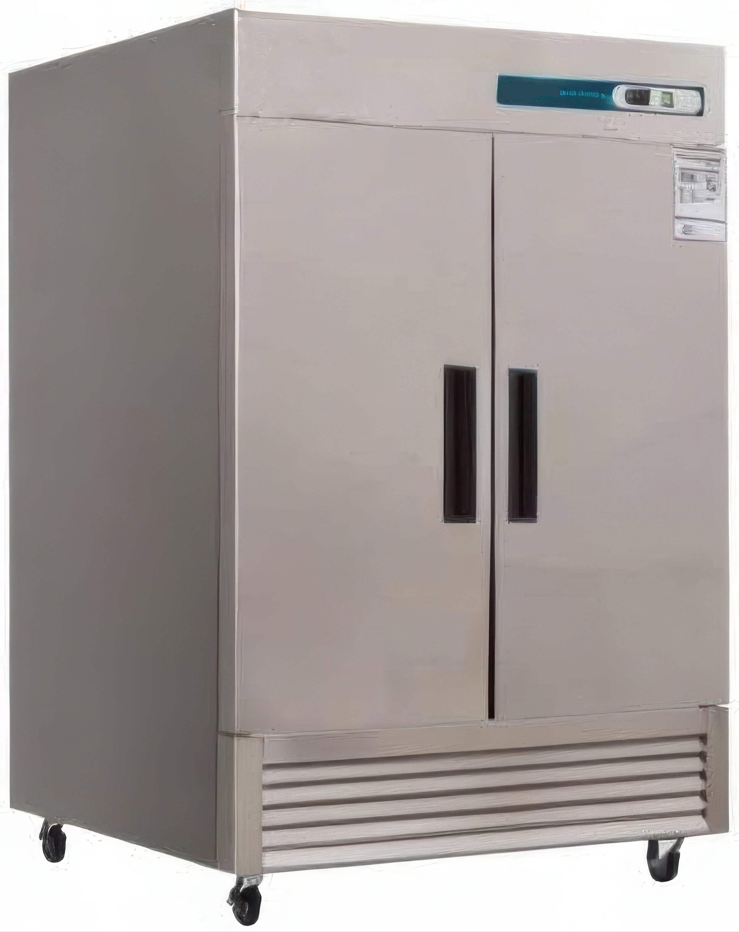 DURING D-KF-54B 54"W 2-Door Solid Commercial Reach-in Freezer, 49 Cu.ft for Restaurant, Bar, Shop