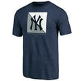 thumbnail image 2 of Men's Navy New York Yankees Pregame Vibe Tri-Blend T-Shirt, 2 of 3