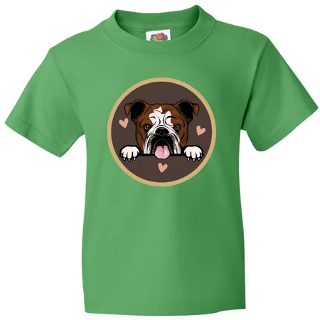 Bella Canvas English Bulldog For Dog Lover Toddler T-Shirt Pets Mom Apparel Tee Kids Bella Canvas English Bulldog For Dog Lover Toddler T-Shirt Pets Mom Apparel Tee Kids