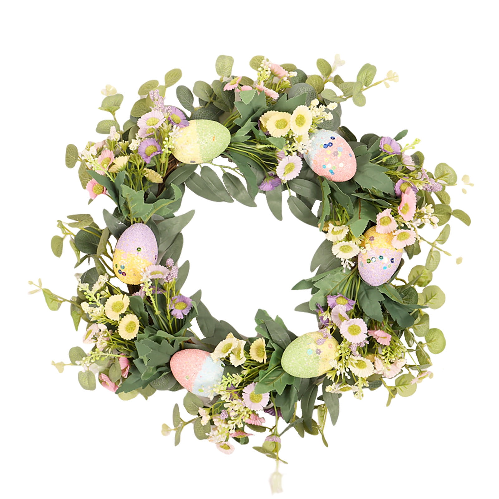 Welcome w/ Flowers Rite Aid Home Decor Spring Easter Wall Hanging Cross 
