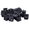 thumbnail image 1 of Square Tubing Pipe End Caps Insert Plugs M8 Thread 20x20mm 20Pcs, 1 of 5