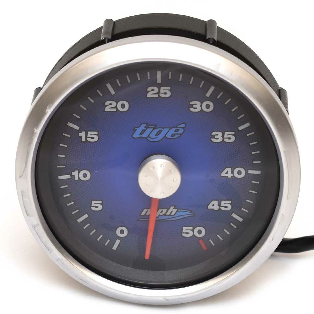 Tige Marine Boat Speedometer Gauge SE0560A Faria 3 1/4 Inch Blue