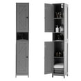 thumbnail image 2 of Stylish Modern Bathroom Furniture Set – Durable Space-Saving Complete Storage for Functional Bathroom Organization, Gray, 2 of 7
