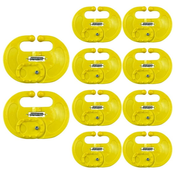 10PCS Calf Weaning Nose Rings, Calf Weaner Farm Animal Weaner Plastic Weaning Equipment Cow Weaning Tool Farm Equipment