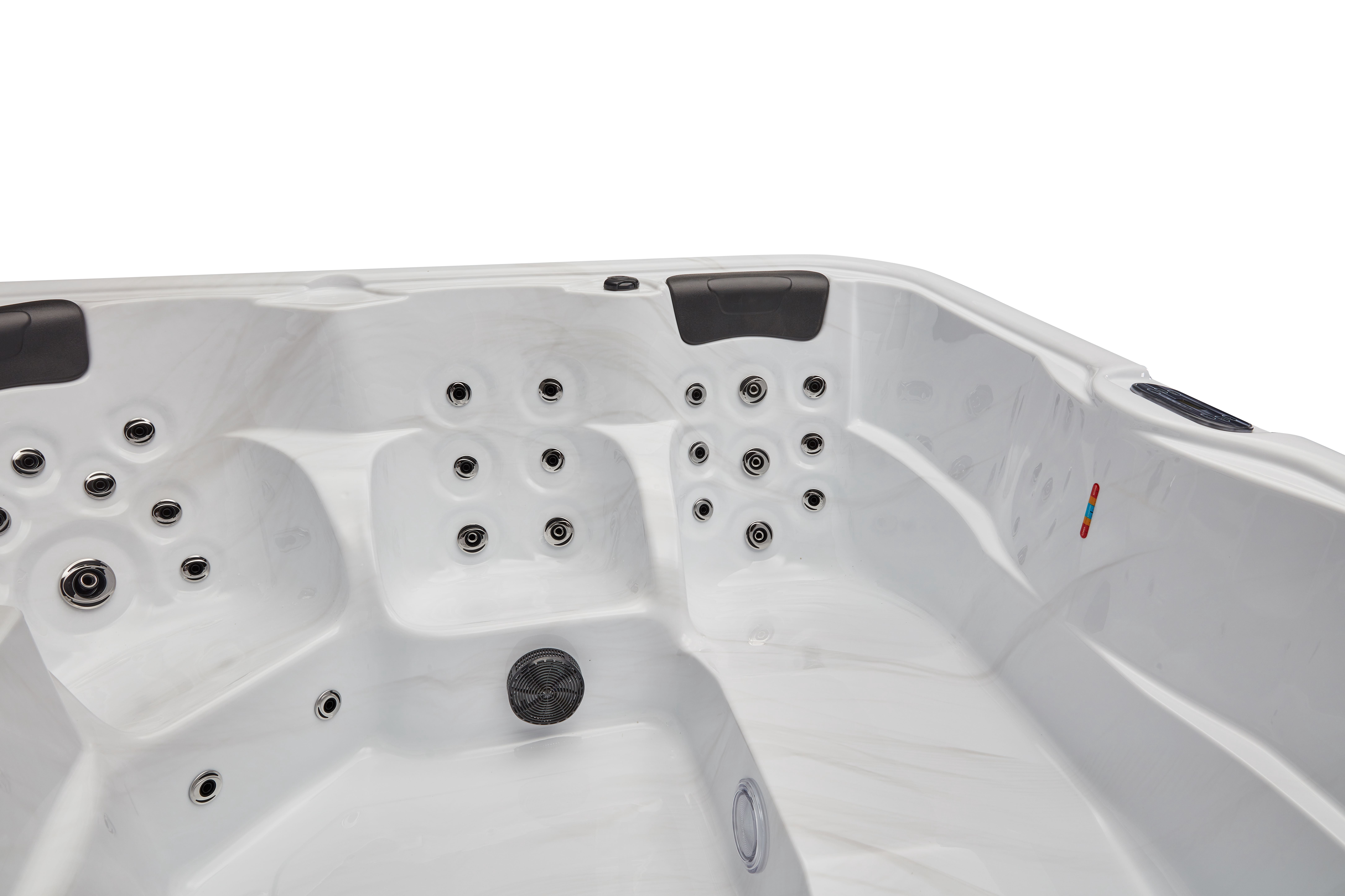 Eclipse 6 Person 51 Jet Hot Tub with Bluetooth, LED Lighting and Ozone