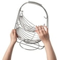 thumbnail image 6 of Basicwise Metal Storage Basket, Handles, 6 of 7