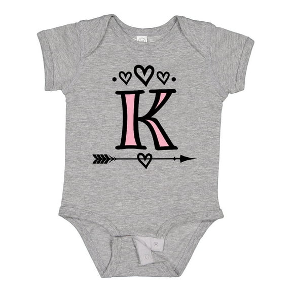 Inktastic Letter K Monogram Tribal Arrow Girls Baby Bodysuit