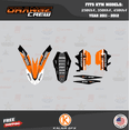 thumbnail image 4 of Kalair GFX Graphics Kit for Ktm MOTORCROSS 4-STROKE 250SX-F, 350SX-F, and 450SX-F (2011-2012) Orangecrew Series, 4 of 5