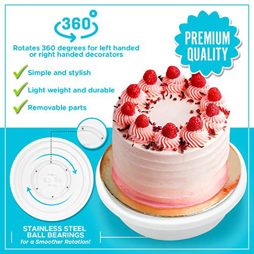 Kitchen gadget: Cake-decorating stand  and a recipe - Los