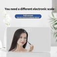 thumbnail image 2 of Travel Scale For Body Weight Small Portable Body Weight Scales Digital Bathroom Mirror Scale Mini Electronic Scale For Personal Health Usb Charge ha, 2 of 5