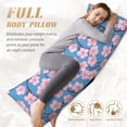 thumbnail image 3 of KLL Ultra Soft Microfiber Body Pillow Cover/Pillowcases 20"x54" with Hidden Zipper Closure-Orchids Flowers, 3 of 5
