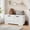 White, variant on Storage Chest，Wooden Toy Chest，39.4" Storage Bench with Safety Hinge, Entryway Bench Supprots 350 lb,Large Toy Box,Storage Trunk for Living Room, Bedroom, Playroom