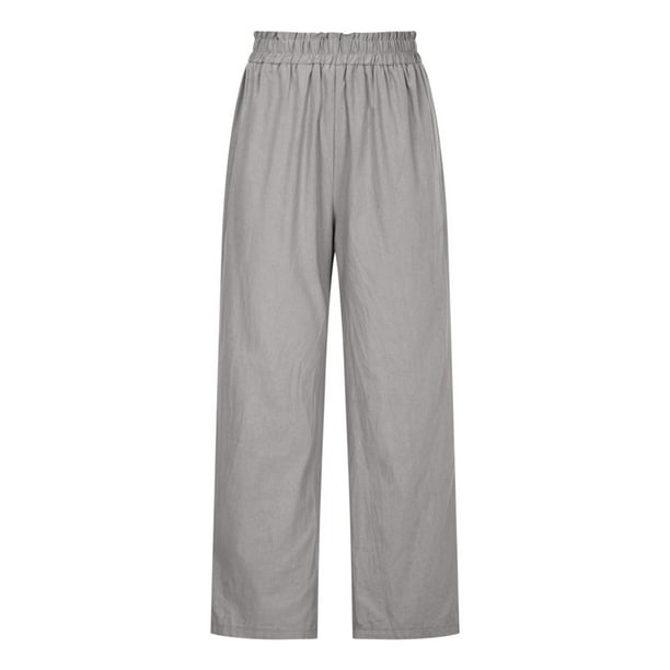 Pantalones largos de pierna ancha para mujer Fridja alkflakhf34564
