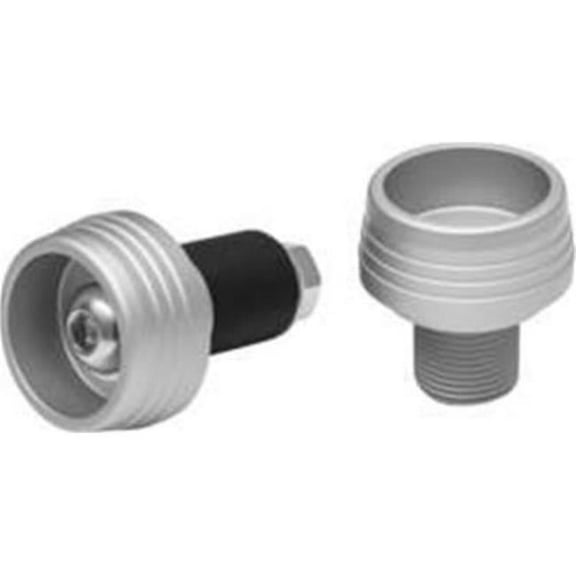 Kuryakyn 3816 Lodestar Front Axle Sliders - Silver