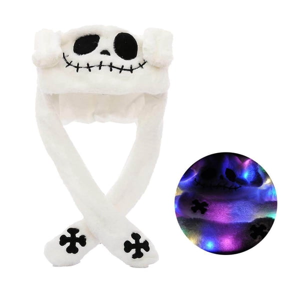 Gorro de Monstruo de Calabaza ANGGREK Gorro Con Luz LED Integrada