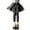 A, variant on Kids Toddler Girls Ruffle Leggings Baby Tutu Tulle Skirt Leggings Pants for 2-8 Years