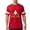 Red, variant on - Delta Chi Associate Member Pin T Shirt - Mens Football Shirt