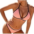 thumbnail image 3 of TaTaai Women's Slim Fit Push Up Bikini Set, Two Piece Swimsuit with Soft Cup Padding, Fashion Beachwear for Vacation, Pool Party and Summer Holiday Gift, 3 of 9