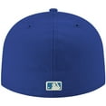 thumbnail image 4 of Men's New Era Royal San Diego Padres White Logo 59FIFTY Fitted Hat, 4 of 6