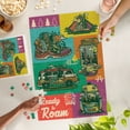 thumbnail image 3 of Lantern Press 1000 Piece Jigsaw Puzzle, Distressed Vector, Collage, Ready To Roam, 3 of 5