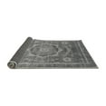 thumbnail image 2 of Ahgly Company Indoor Round Abstract Gray Modern Area Rugs, 4' Round, 2 of 4