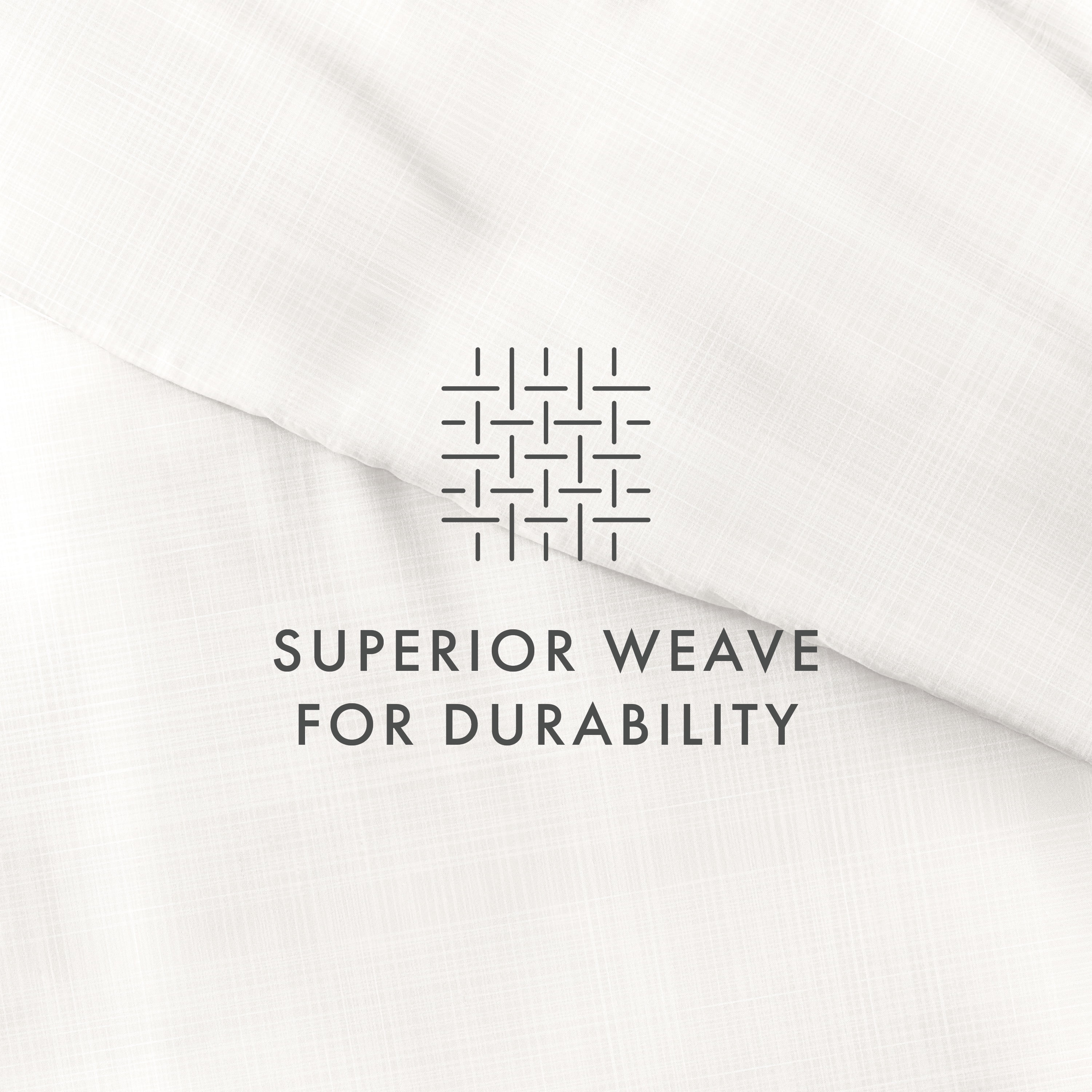 Noble Linens Ray Thatch Pattern Duvet Set 2-Piece Duvet Cover Set, Twin/TwinXL